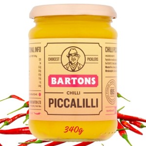 Bartons CHILLI Piccalilli - 340g - www.britishsweets.com.au